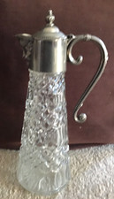 vintage twisted glass decanter for sale  KETTERING