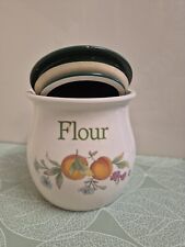 Green flour pot for sale  BURTON-ON-TRENT