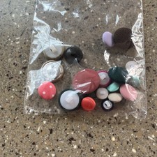 Asst fabric buttons for sale  WORKSOP