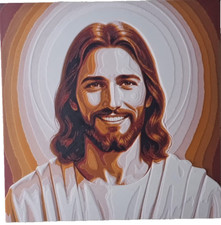 Portrait jésus souriant d'occasion  Rouen-