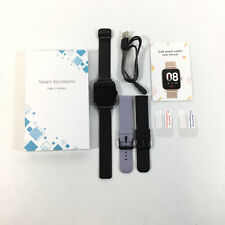 Reloj inteligente Zkcreation negro Android Bluetooth rastreador de fitness pantalla táctil segunda mano  Embacar hacia Argentina