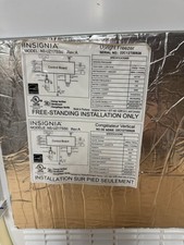 Usado, Motor de ventilador freezer INSIGNIA e tampa panela para NS-UZ 17SS0 comprar usado  Enviando para Brazil