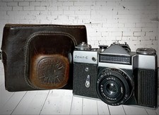zenit E soviete câmera slr colecionável vintage lente USSR Industar-50-2 comprar usado  Enviando para Brazil
