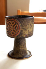 Stoneware goblet celtic for sale  TROWBRIDGE