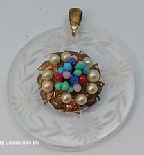 Ancien pendentif verre d'occasion  Rochefort
