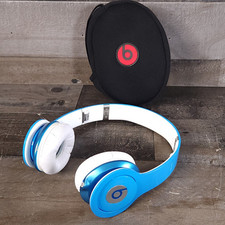 Fones de ouvido supra-auriculares Beats by Dr. Dre Solo HD com fio e estojo sem cabo auxiliar azul claro comprar usado  Enviando para Brazil