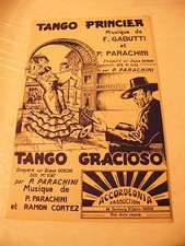 " Partytura Tango Książęcy F Gabutti Et Parachini Tango " na sprzedaż  Wysyłka do Poland