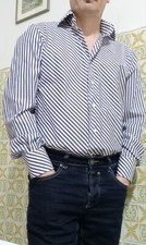 Camicia uomo righe usato  Gaeta