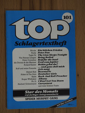 Schlagertextheft top 101 gebraucht kaufen  Reutlingen