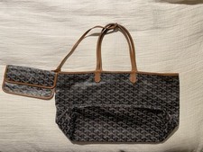 Bolsa tote Goyard Saint Louis PM preta/castanha lona comprar usado  Enviando para Brazil