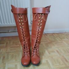 Faux leather boots for sale  CLACTON-ON-SEA