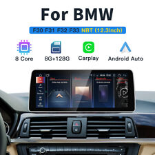 12.3" Android CarPlay Car Stereo GPS Unit For BMW 3 Series F30 F31 NBT 2013-2016 comprar usado  Enviando para Brazil