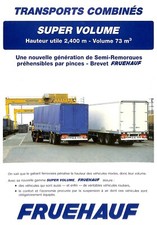 Remorques fruehauf documentati d'occasion  Ouzouer-sur-Loire