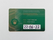 Rolex guarantee warranty usato  Corropoli