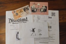 Banksy signed tenner for sale  DEVIZES