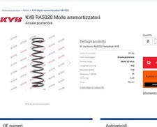 Molle posteriori alfa usato  Scalea