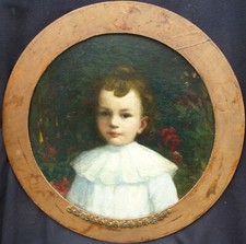 Tableau portrait enfant d'occasion  Orleans-