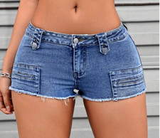Denim booty shorts for sale  South Bend