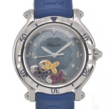 Usado, Chopard happy sports peixe em movimento 27/8921-402 mostrador azul quartzo feminino K#140013 comprar usado  Enviando para Brazil