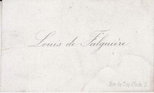 Carte visite louis d'occasion  Toulouse-