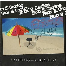 BUN E CARLOS TRUQUE BARATO BATERISTA SAUDAÇÕES RARAS DE BUNEZUELA CAPA DE CD ASSINADA comprar usado  Enviando para Brazil