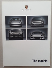 Porsche range brochure for sale  BOURNE