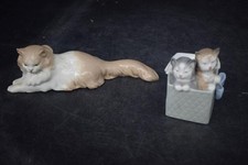 Nao lladro cat for sale  HULL