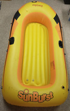 Jangada inflável barata Sevylor Sunburst 300! Blow UpToy 7+ pés remendado vazamento lento comprar usado  Enviando para Brazil