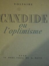 Candide optimisme voltaire d'occasion  Bordeaux-