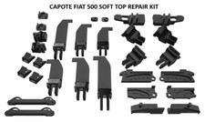 Fiat 500 soft top repair kit soft top repair Capote 30 guides complete Fiat 500C na sprzedaż  Wysyłka do Poland