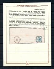 1863 regno cent usato  Riccione