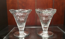 Pair clear glass for sale  Oxford