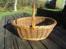 Vintage oval wicker for sale  TIVERTON
