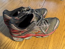 Usado, Tênis de corrida Mizuno Wave Prophecy 12 masculino tamanho EUA 12 preto ostra usado comprar usado  Enviando para Brazil