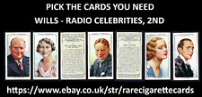 Wills radio celebrities for sale  Shipping to Ireland