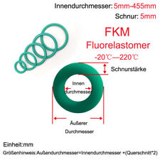 O Ring Innen Ø5mm-455mm Schnurstärke 5mm FKM Dichtring Null Ring Dichtung comprar usado O Ring Innen Ø5mm-455mm Schnurstärke 5mm FKM Dichtring Null Ring Dichtung comprar usado  Enviando para Brazil