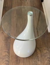 Lamp table white for sale  ROCHFORD