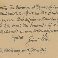 Autograph julius kohte gebraucht kaufen  Berlin