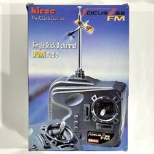 Hitec Focus SS FM Rádio Single Stick 3 Canais Controlador de Controle Remoto Transmissor LEIA, usado comprar usado  Enviando para Brazil