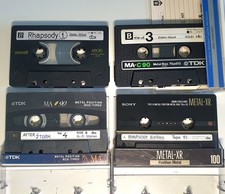 4 Metal Tipo 4 IV 90 Fita Cassete Vintage Usada + Cromada BASF Nova Selada Maxell  comprar usado  Enviando para Brazil