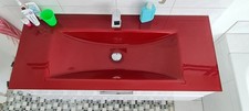 Waschtisch 120 rot gebraucht kaufen  Norderstedt