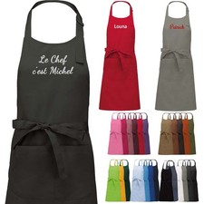 Tablier cuisine personnalisé d'occasion  Nontron