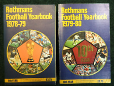 Rothmans football yearbooks for sale  WADHURST