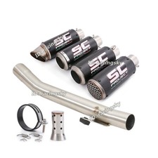Slip On Para Suzuki Bandit 600 GSF600 1200 1995-2006 Tubo Silenciador de Escape de Carbono comprar usado  Enviando para Brazil