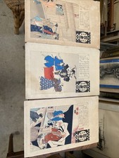 Ensemble estampes japonaises d'occasion  Le Beausset