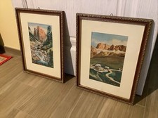 Quadro acquarello paesaggi usato  Castel d'Aiano