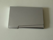 Visitenkarten etui aluminium gebraucht kaufen  Bremen