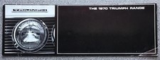 Triumph range 1970 for sale  LEICESTER