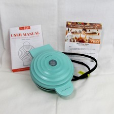 Mini máquina de fazer waffles CROWNFUL 4 polegadas máquina de torcer verde perfeito dormitório comprar usado  Enviando para Brazil