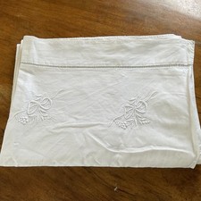 Vintage french embroidered for sale  VENTNOR